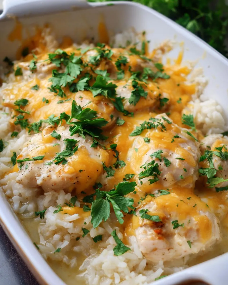 Smothered Chicken and Rice - detail 1