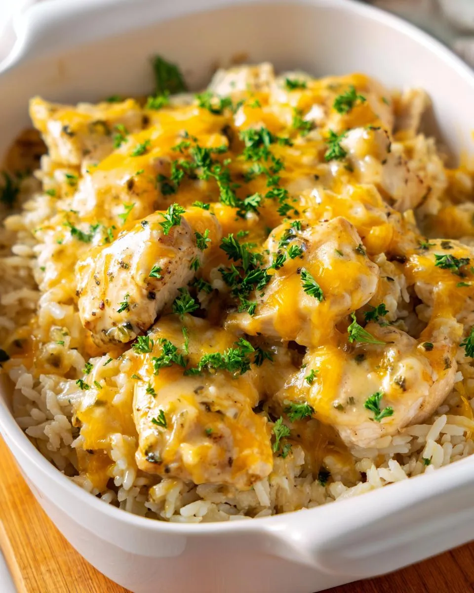 Smothered Chicken and Rice - detail 2