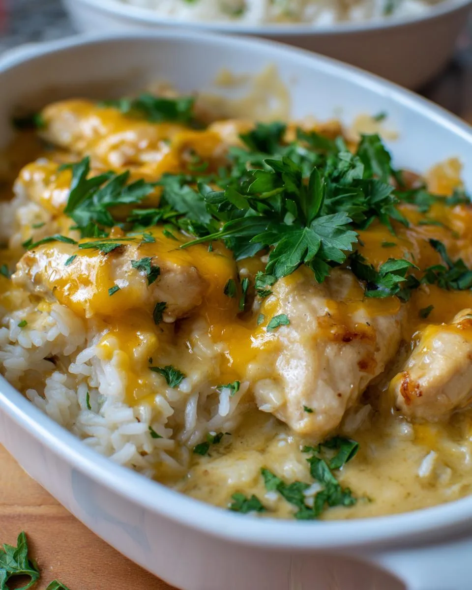 Smothered Chicken and Rice - detail 4