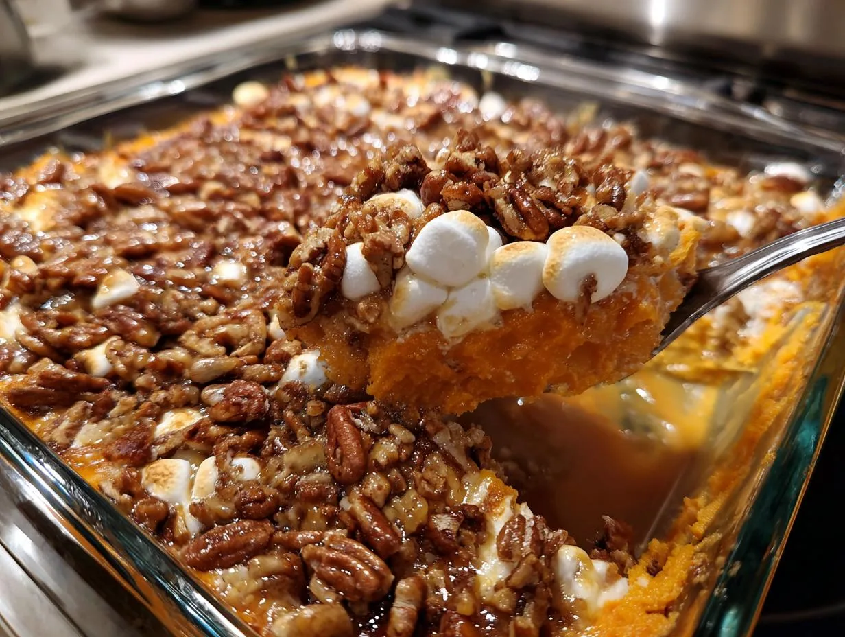 Irresistible Southern Maple Sweet Potato Casserole Recipe