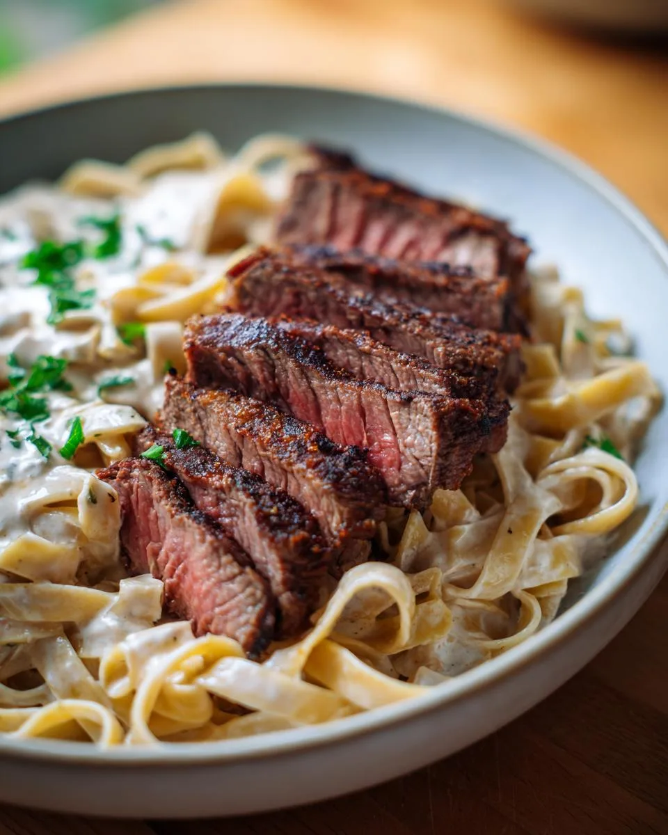 Steak and Pasta Recipe - detail 3