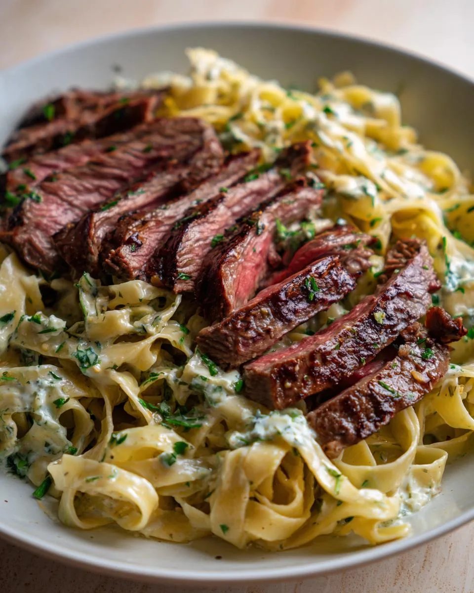Steak and Pasta Recipe - detail 5
