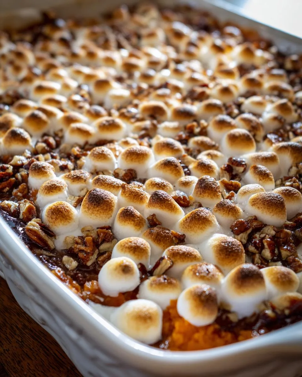 Sweet Potato Casserole Marshmallows - detail 1