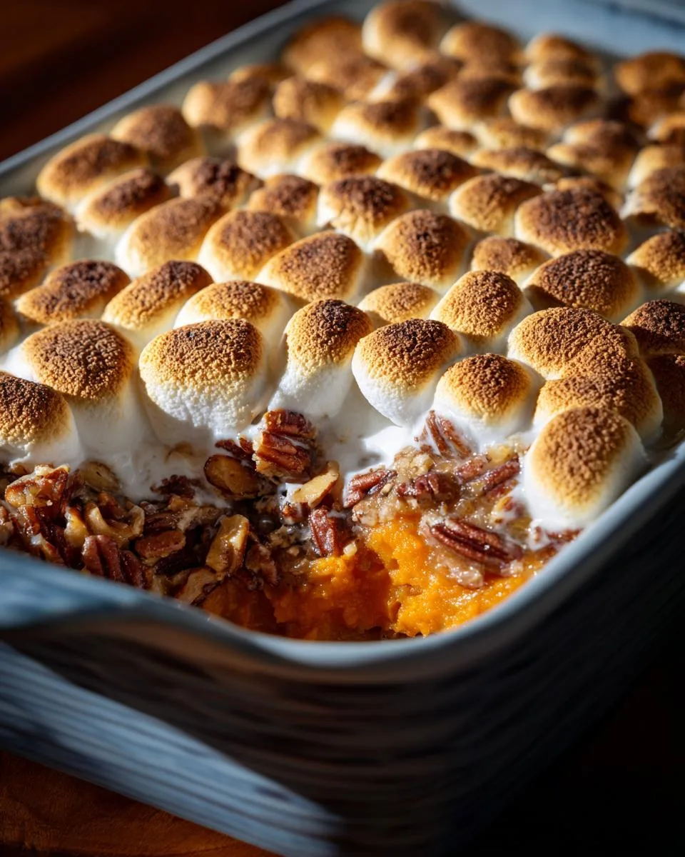 Sweet Potato Casserole Marshmallows - detail 3