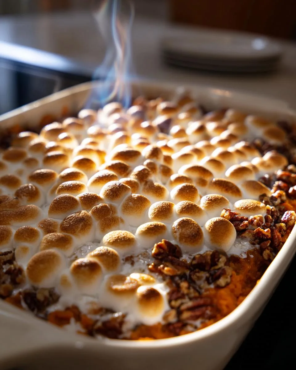 Sweet Potato Casserole Marshmallows - detail 4