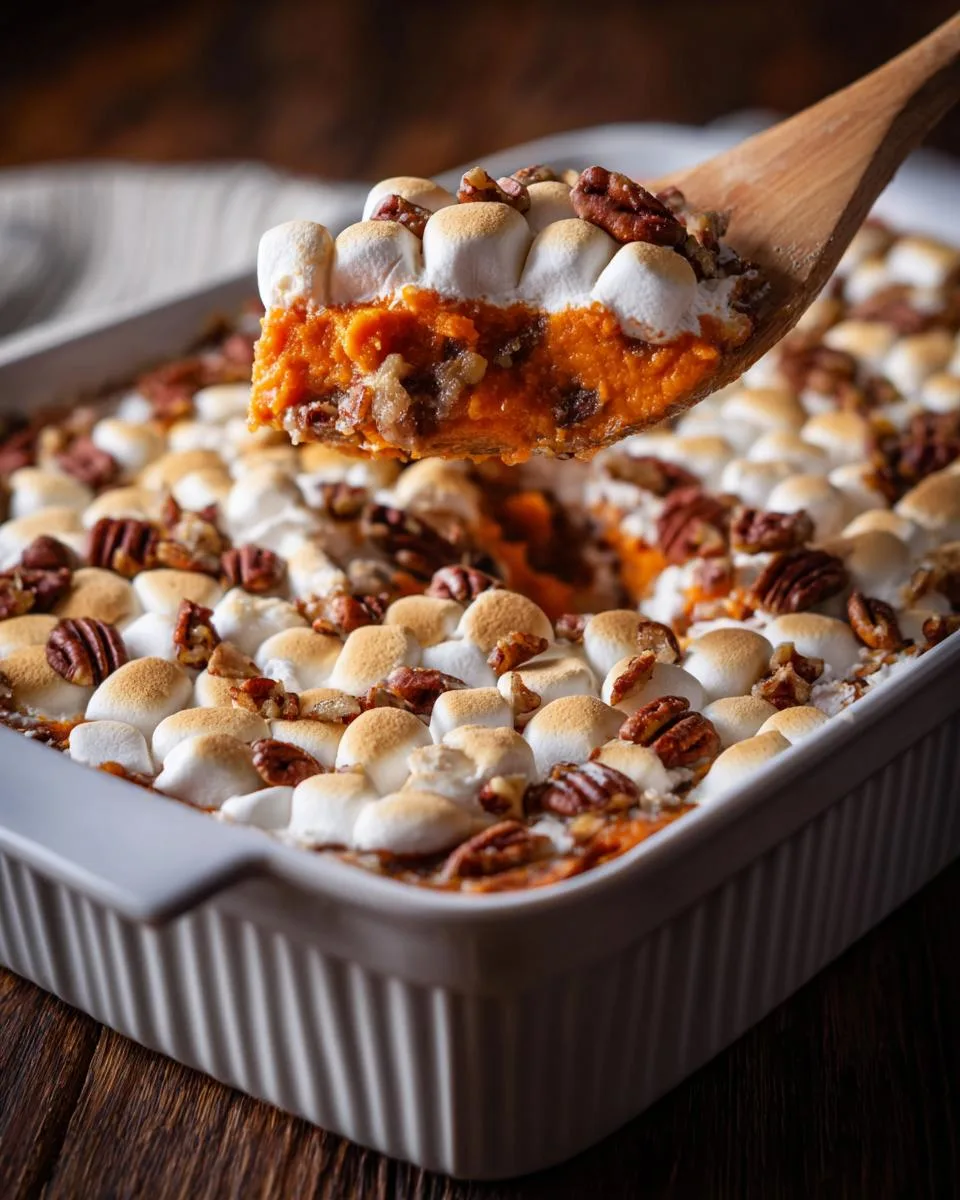 Sweet Potato Casserole Marshmallows - detail 5