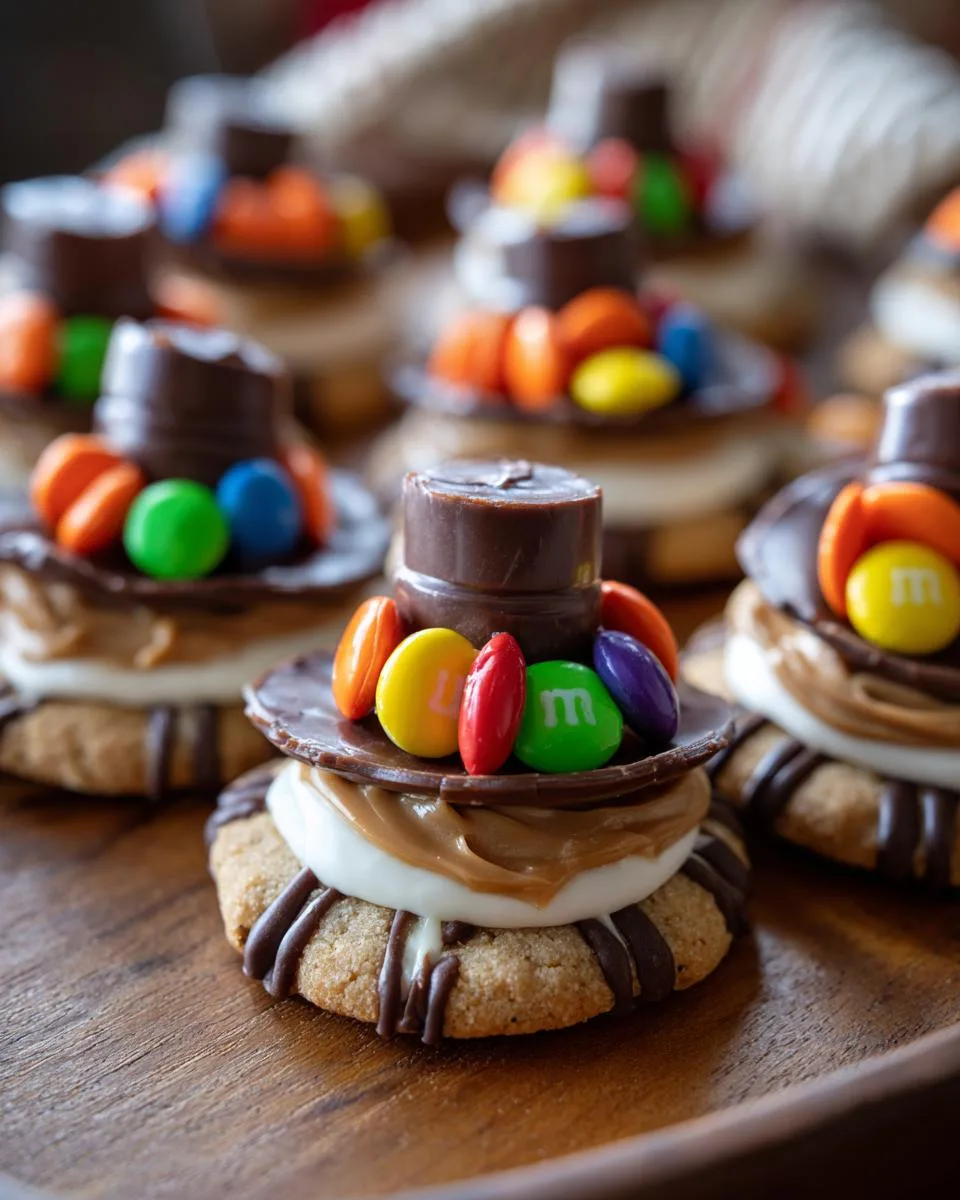 Thanksgiving Pilgrim Hat Cookies - detail 2