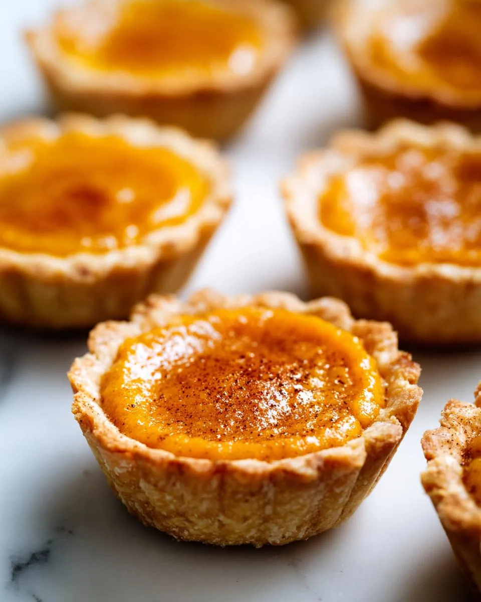 Tiny Pumpkin Tarts - detail 4