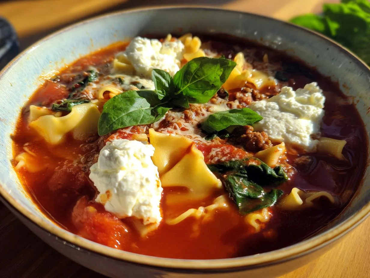 35-Minute Viral Lasagna Soup Will Blow Your Taste Buds Away