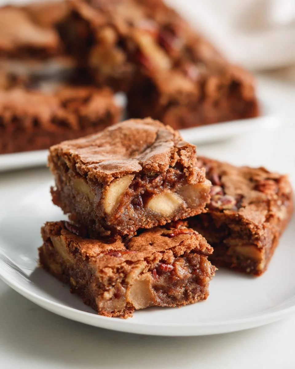 apple brownies - detail 2