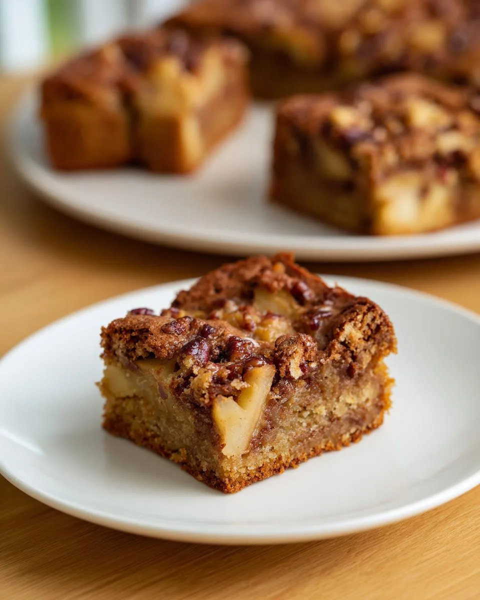 apple brownies - detail 3