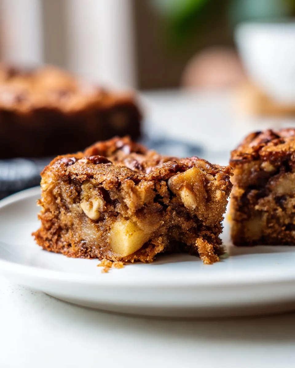 apple brownies - detail 4