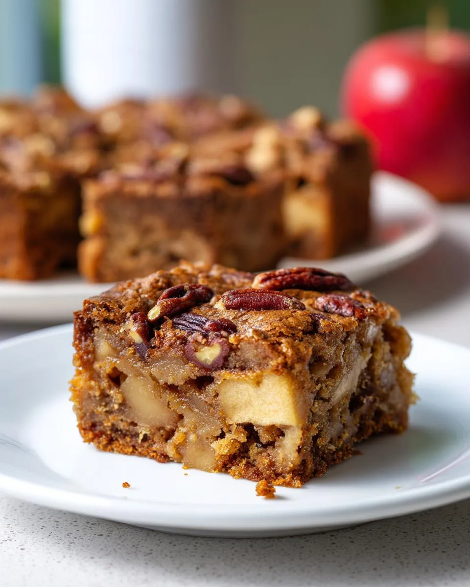 apple brownies - detail 5