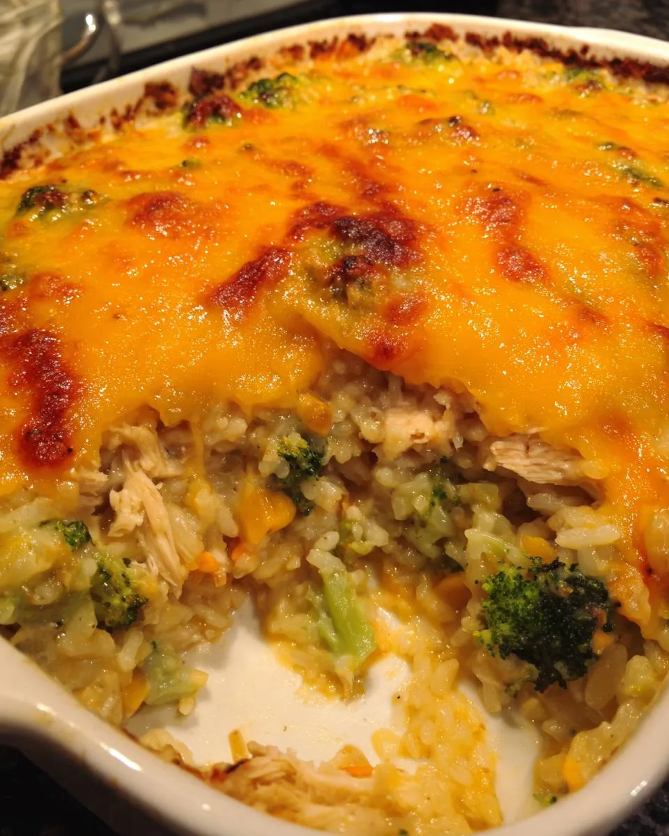 Cheesy Chicken and Rice Casserole - detail 2