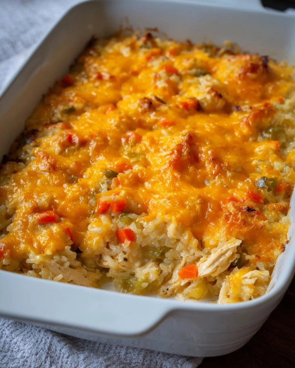 Cheesy Chicken and Rice Casserole - detail 3