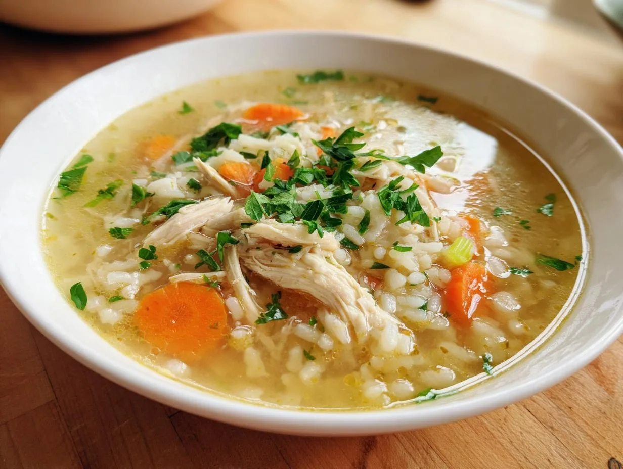 35-Minute Magic Chicken and Rice Soup Recipe