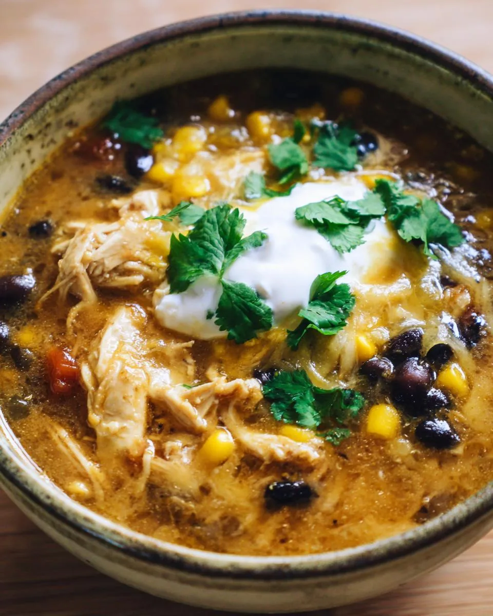 Creamy Chicken Enchilada Soup - detail 2