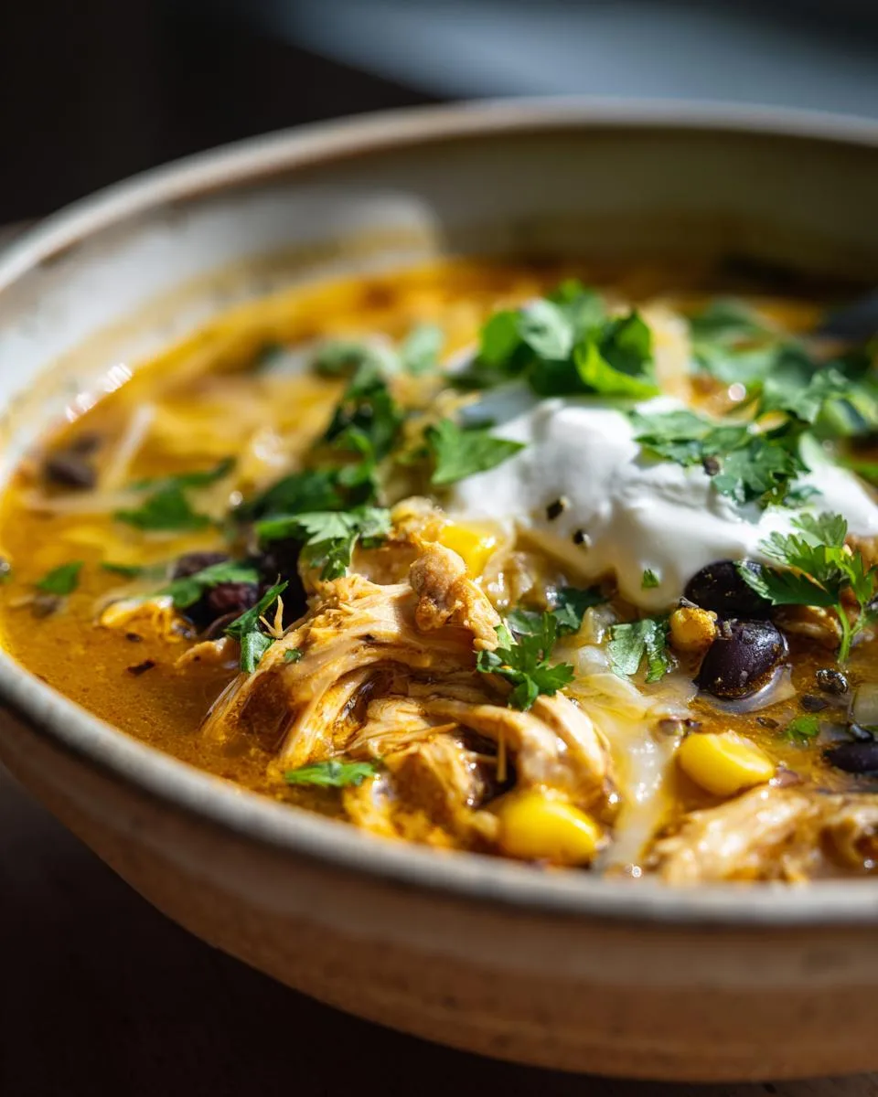 Creamy Chicken Enchilada Soup - detail 3