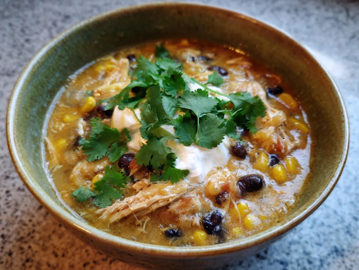 Creamy Chicken Enchilada Soup: 6-Ingredient Cozy Comfort