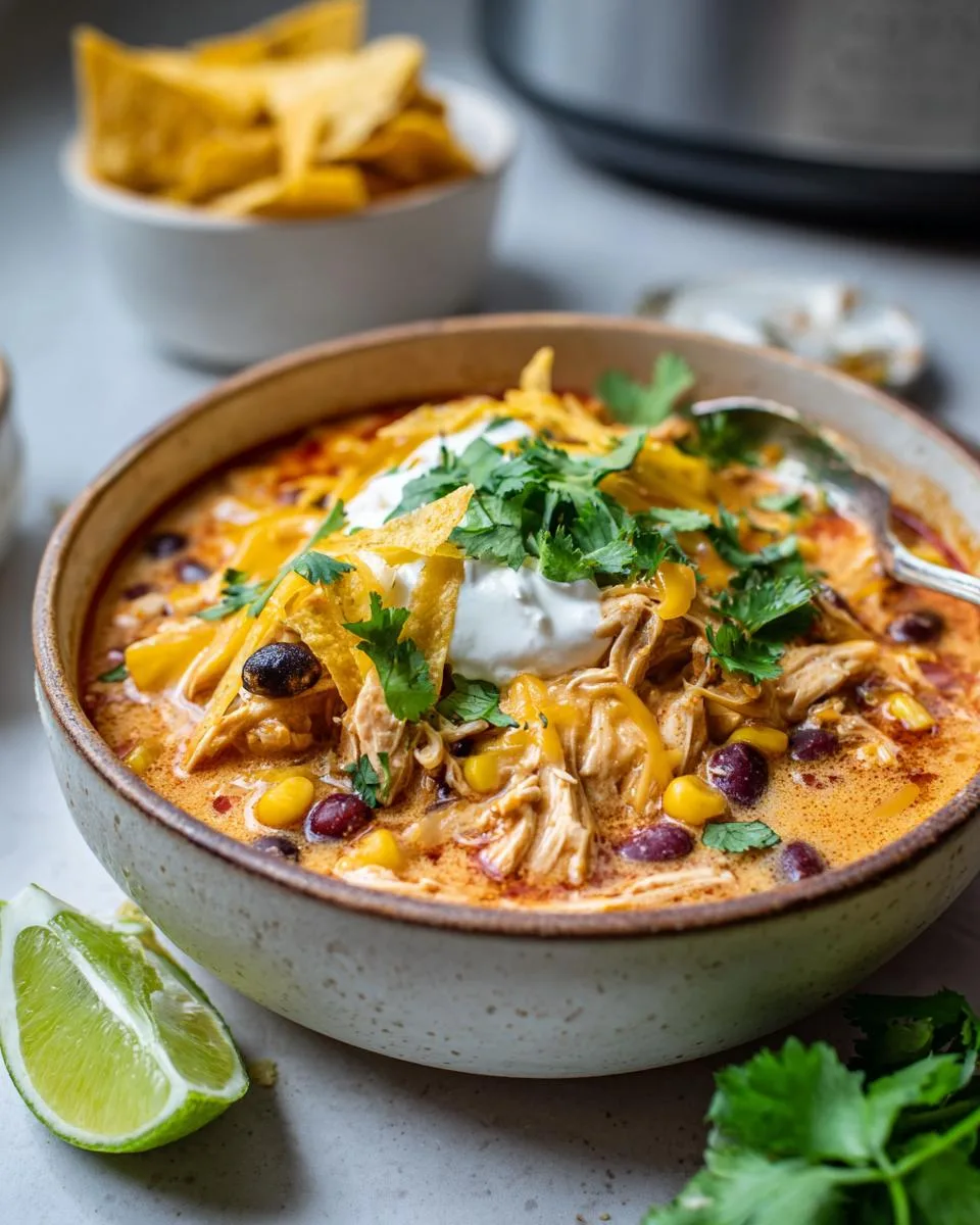 Creamy Chicken Taco Soup - detail 1