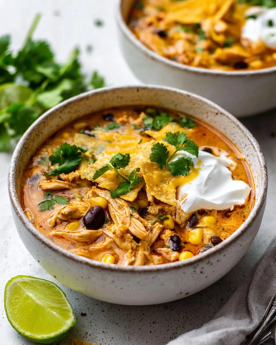 Creamy Chicken Taco Soup - detail 2
