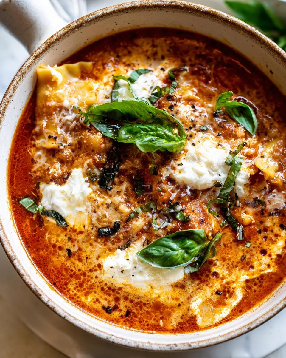 Creamy Lasagna Soup - detail 1
