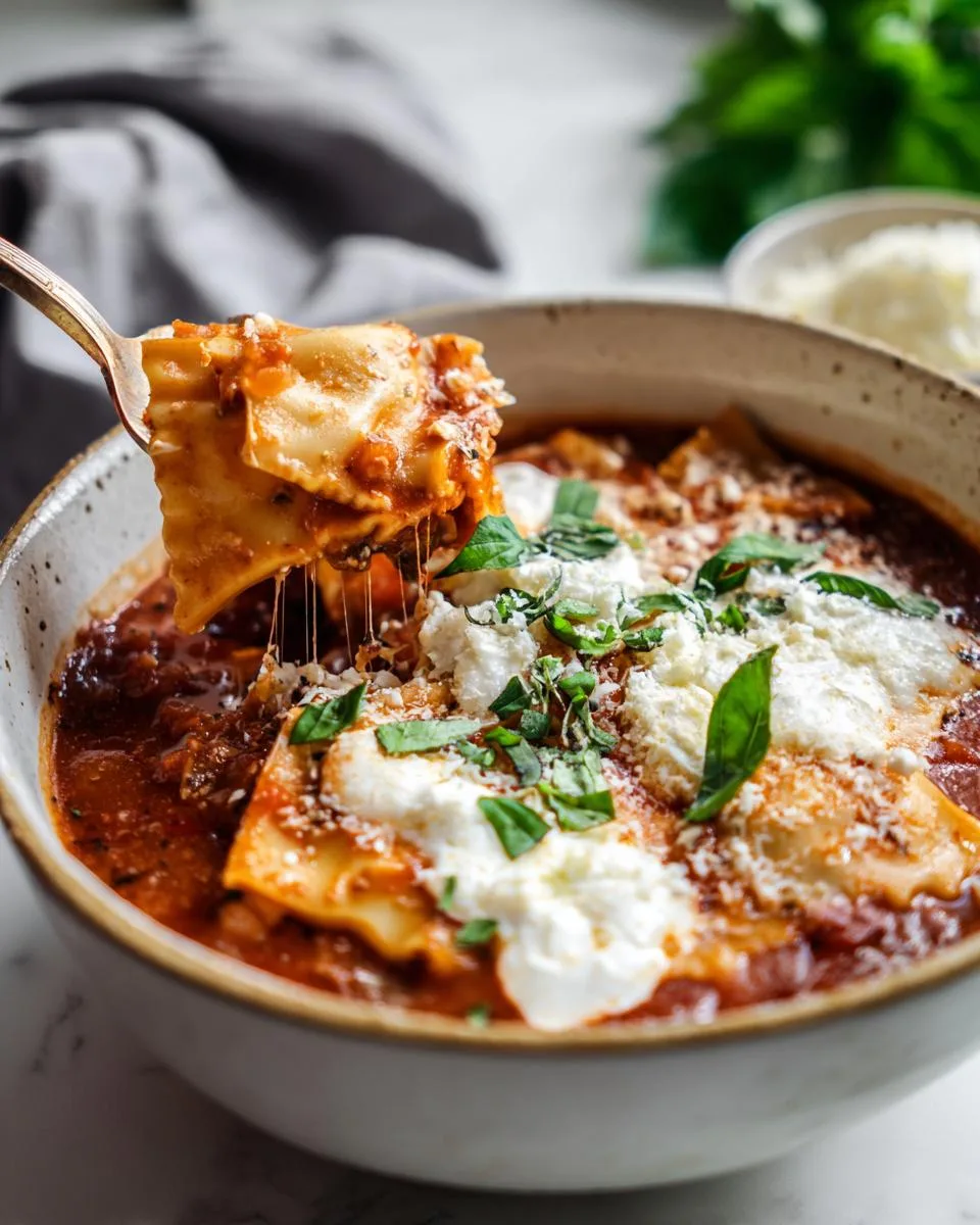 Creamy Lasagna Soup - detail 2