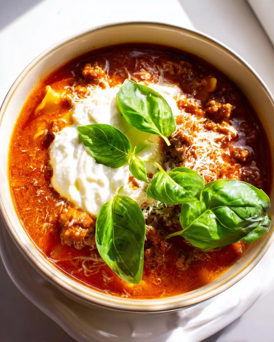 Crockpot Lasagna Soup - detail 1