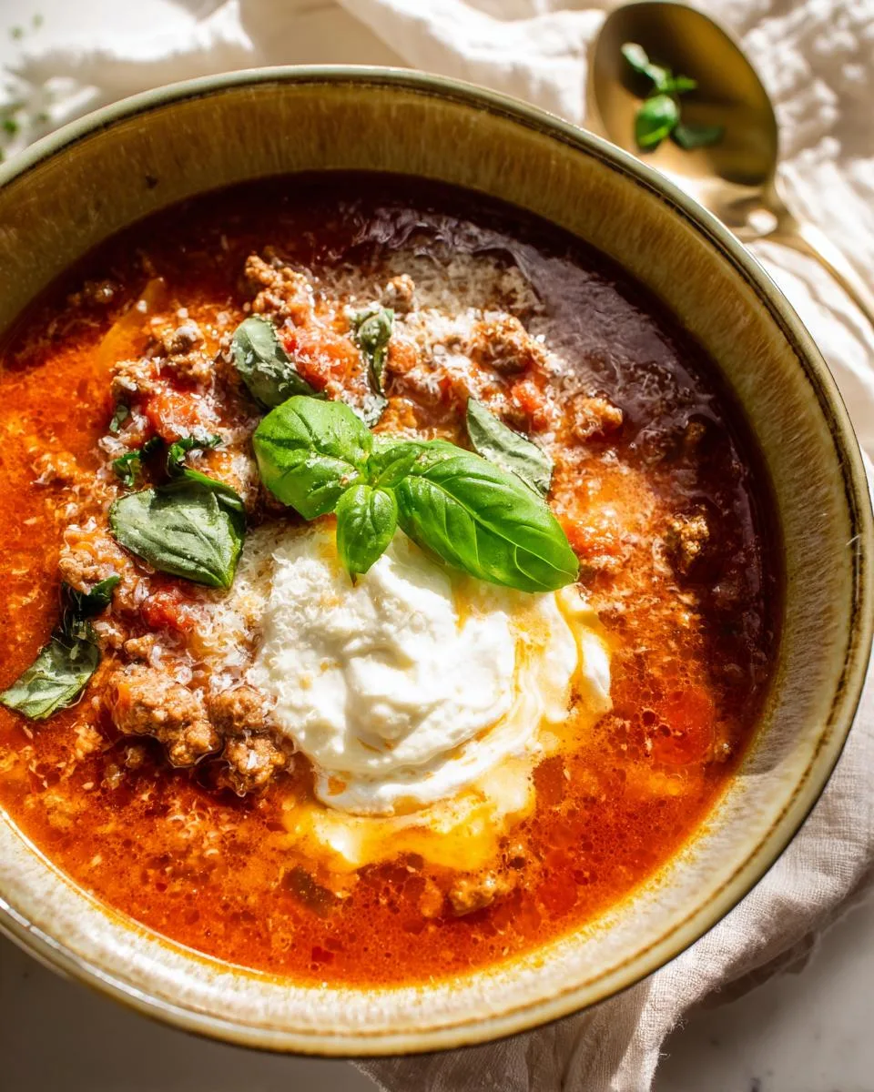 Crockpot Lasagna Soup - detail 3