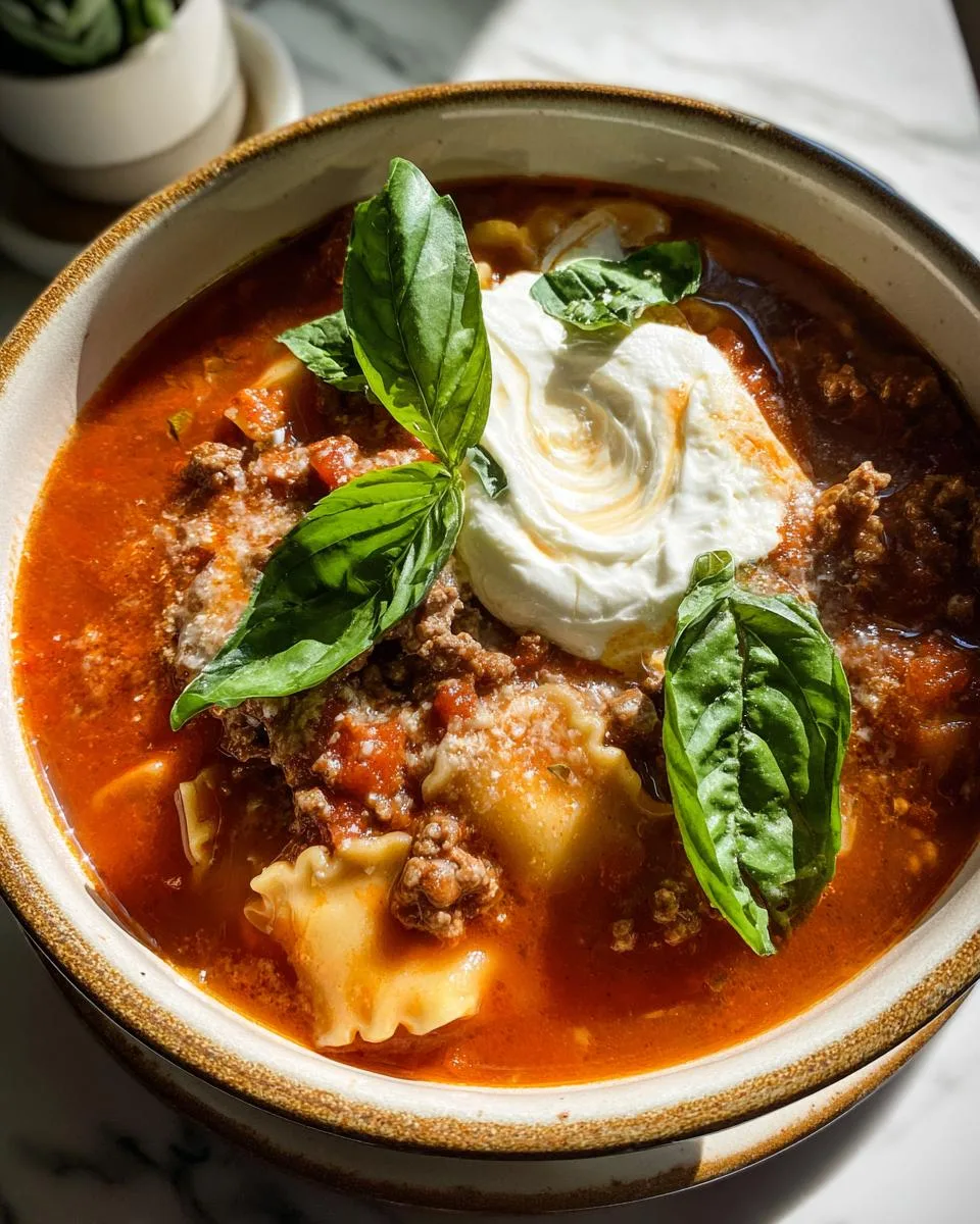 Crockpot Lasagna Soup - detail 4