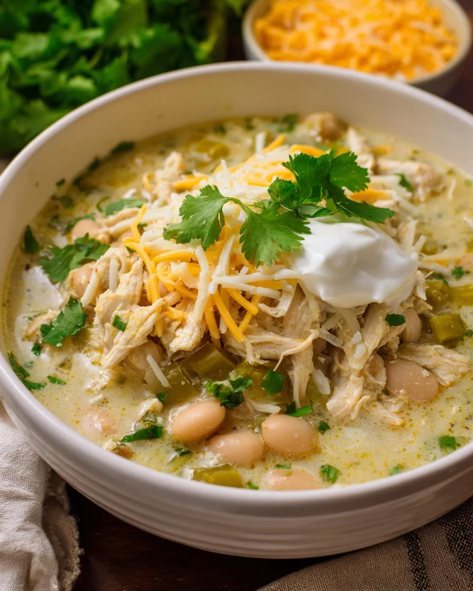 Crockpot White Chicken Chili Soup - detail 2