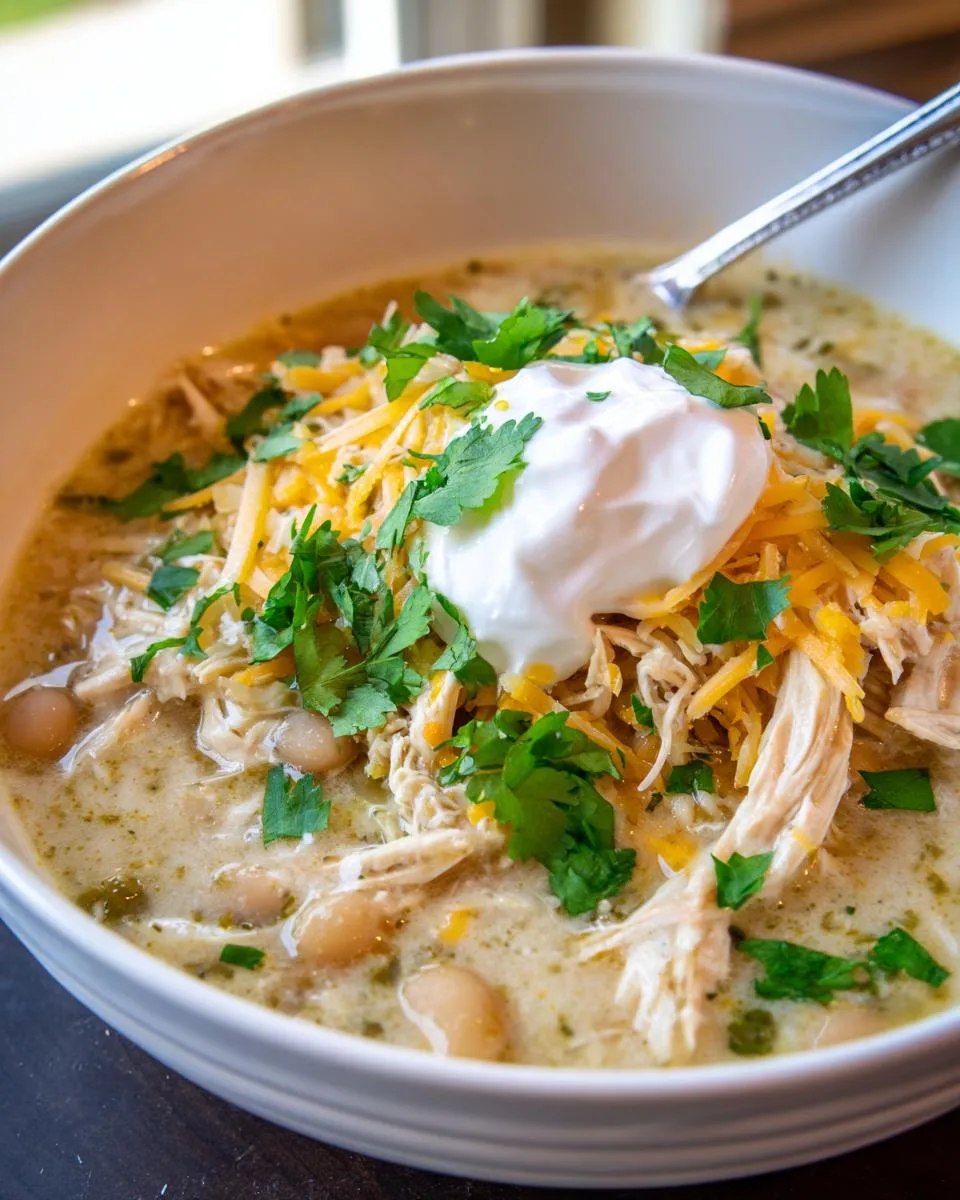 Crockpot White Chicken Chili Soup - detail 3