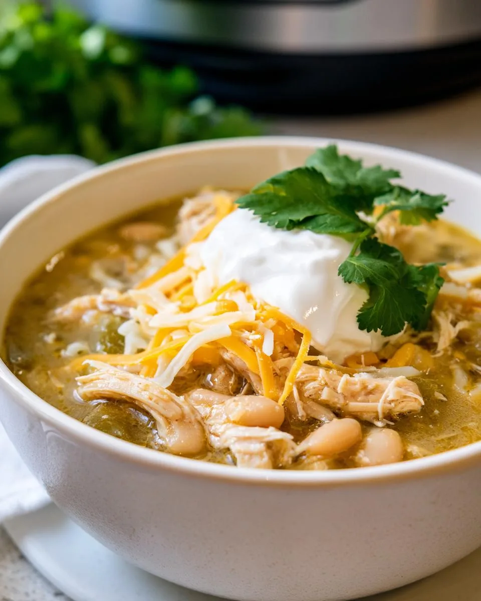 Crockpot White Chicken Chili Soup - detail 4