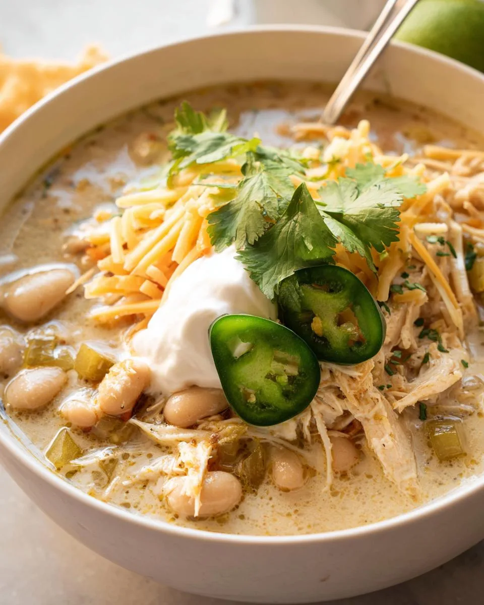 Crockpot White Chicken Chili Soup - detail 5