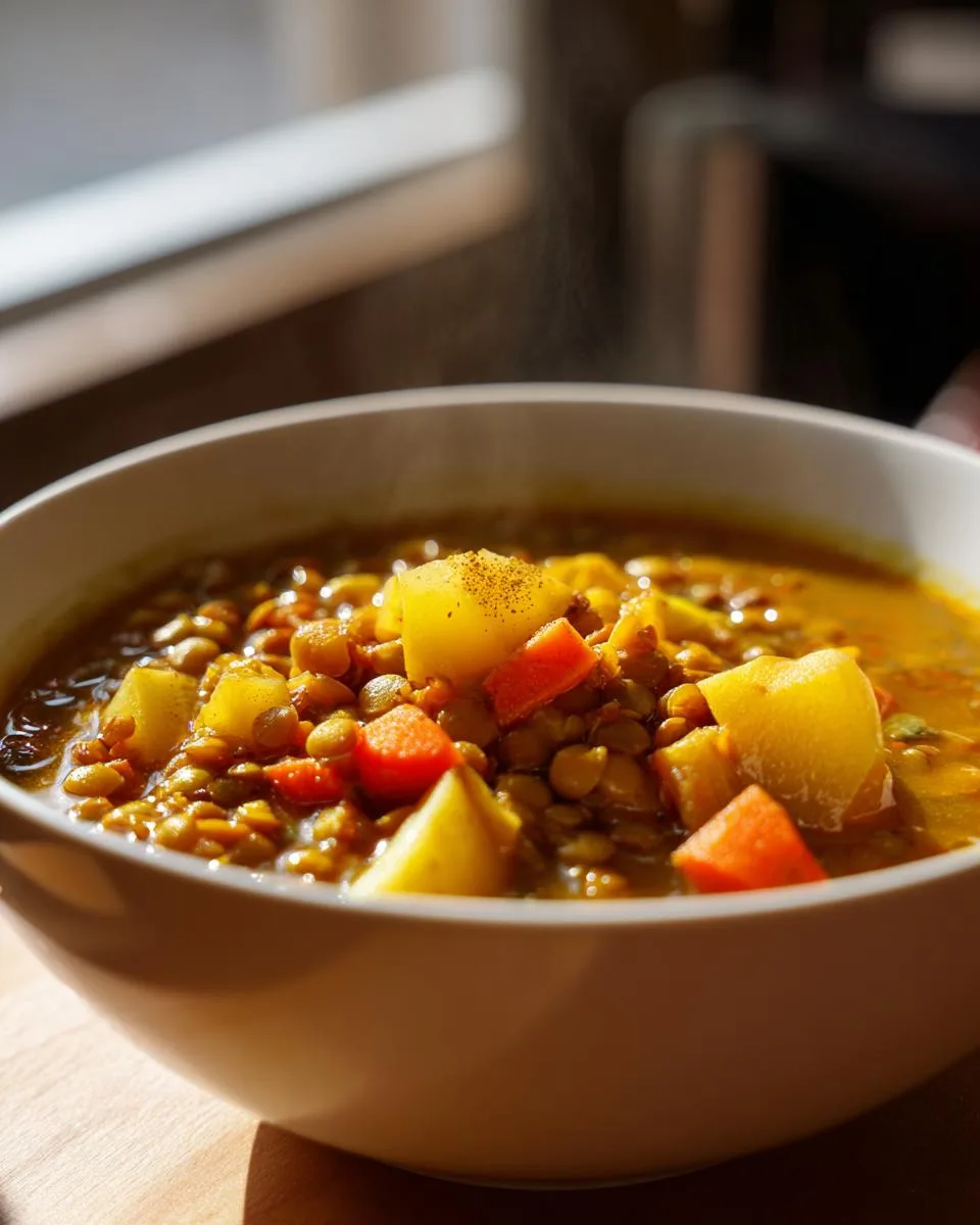 Easy Lentil Potato Soup - detail 5