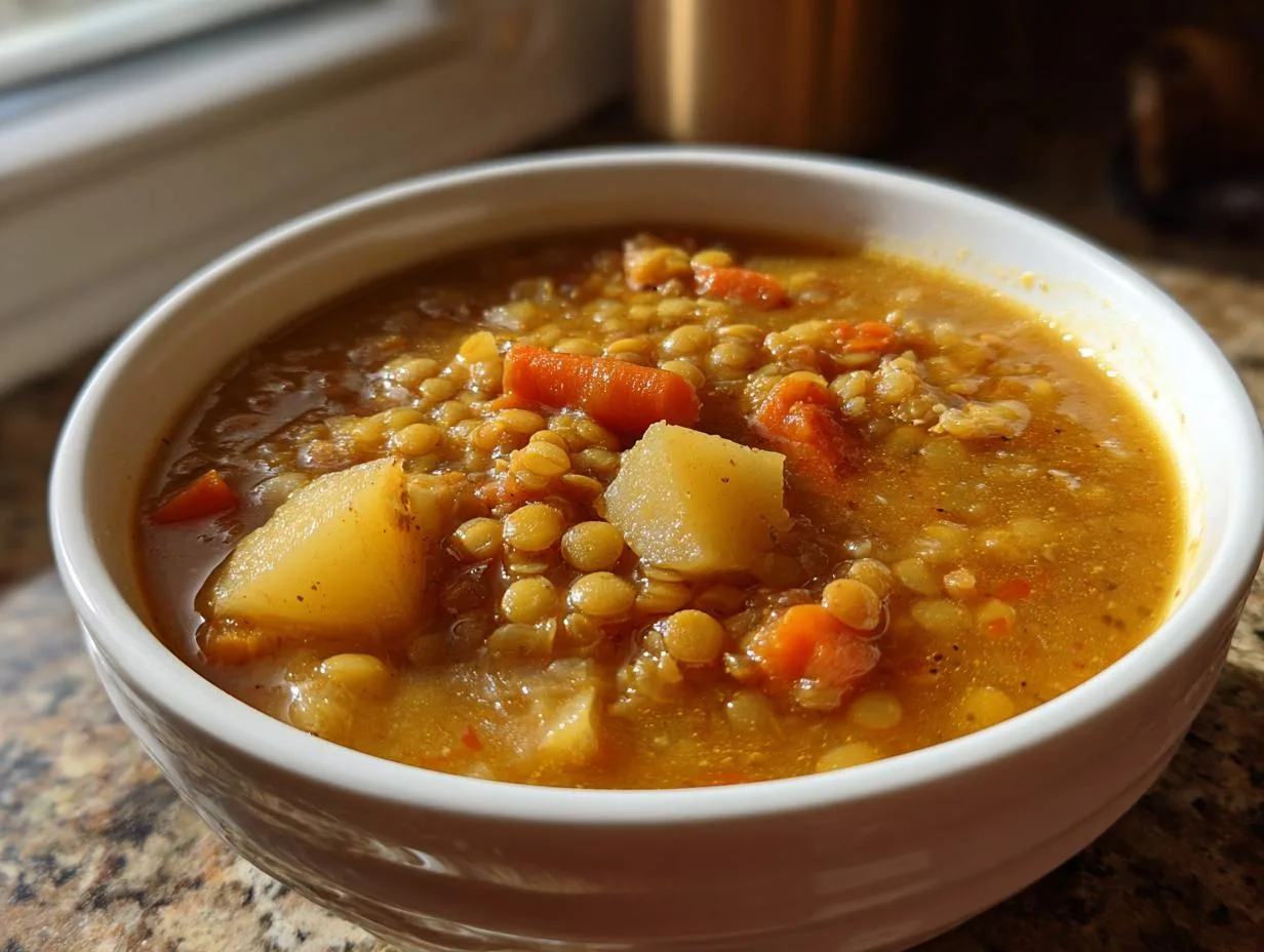 Easy Lentil Potato Soup Recipe – 30-Minute Comfort in a Bowl