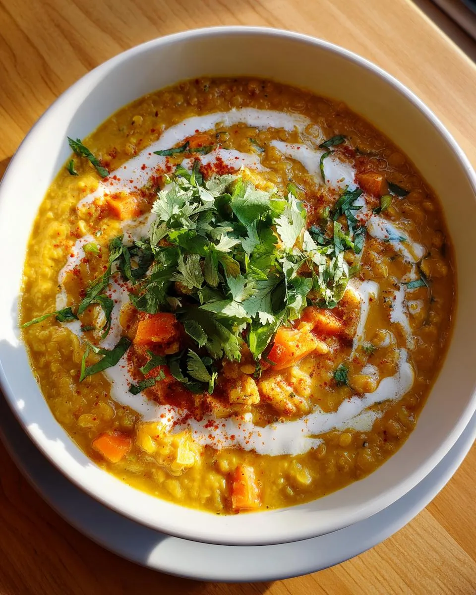Golden Lentil Soup - detail 1