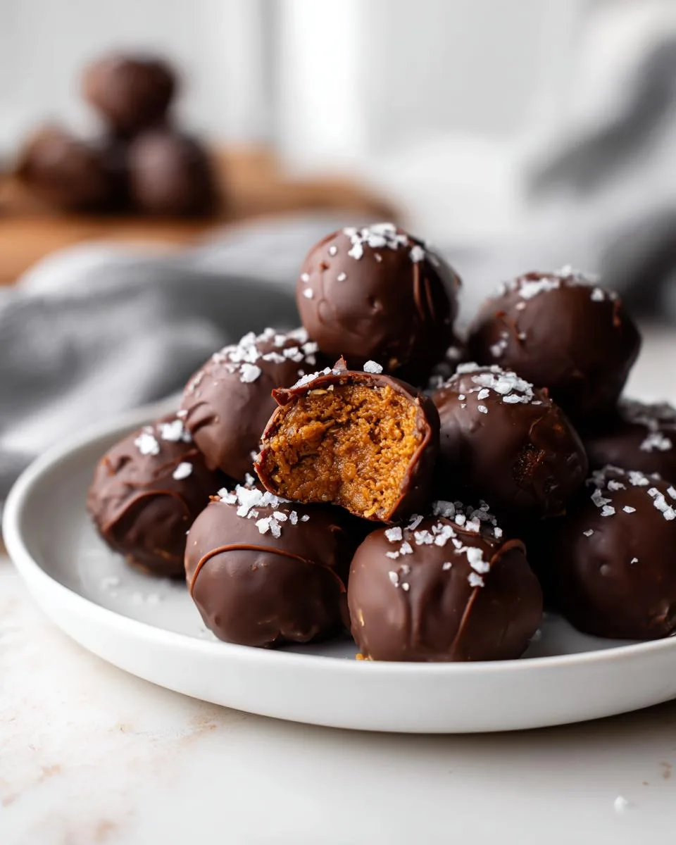 Healthy Pumpkin Truffles - detail 1