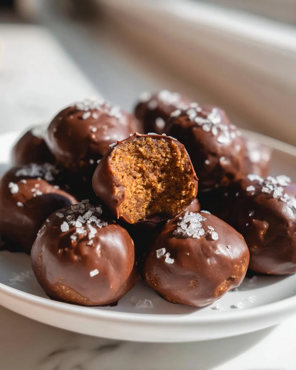 Healthy Pumpkin Truffles - detail 3