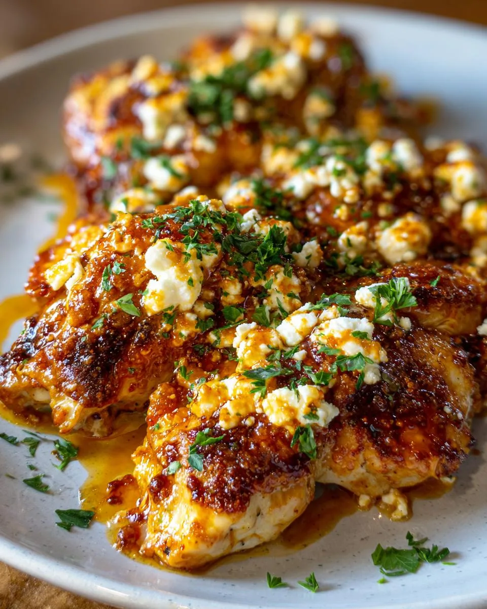 Hot Honey Feta Chicken - detail 1