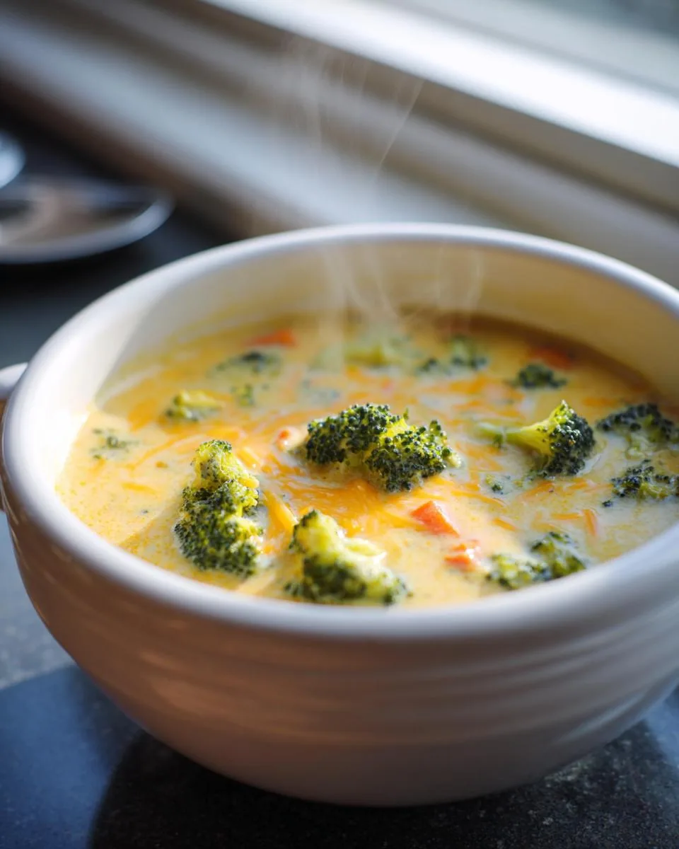 Panera-Style Broccoli Cheddar Soup - detail 1