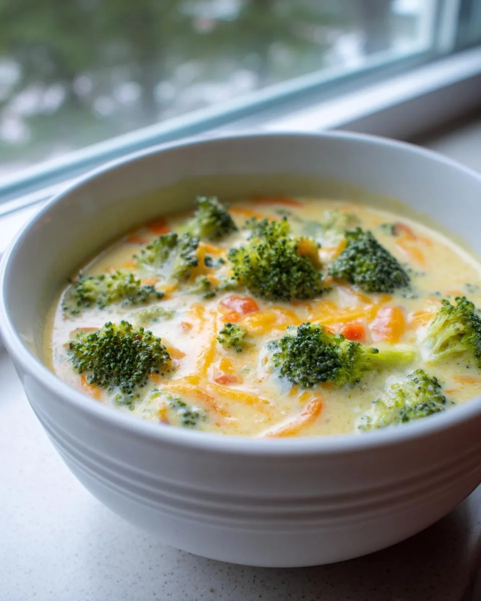 Panera-Style Broccoli Cheddar Soup - detail 3