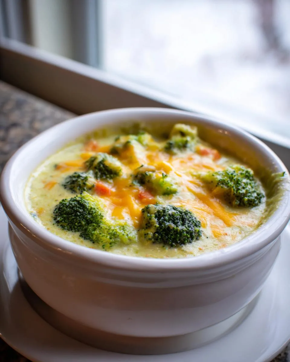 Panera-Style Broccoli Cheddar Soup - detail 5