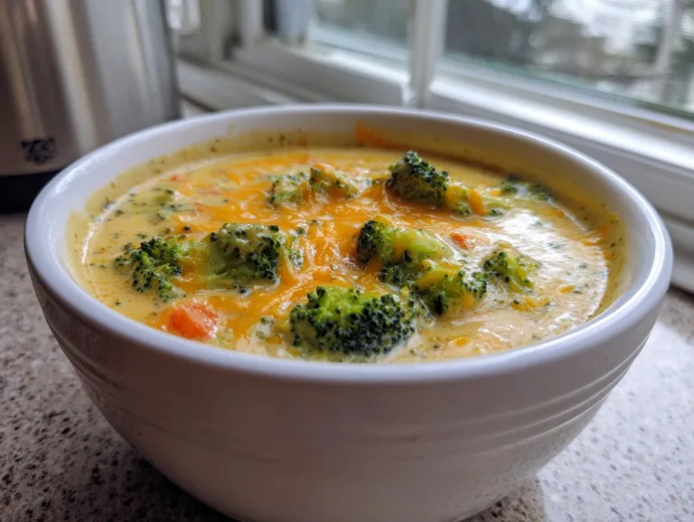 Panera-Style Broccoli Cheddar Soup