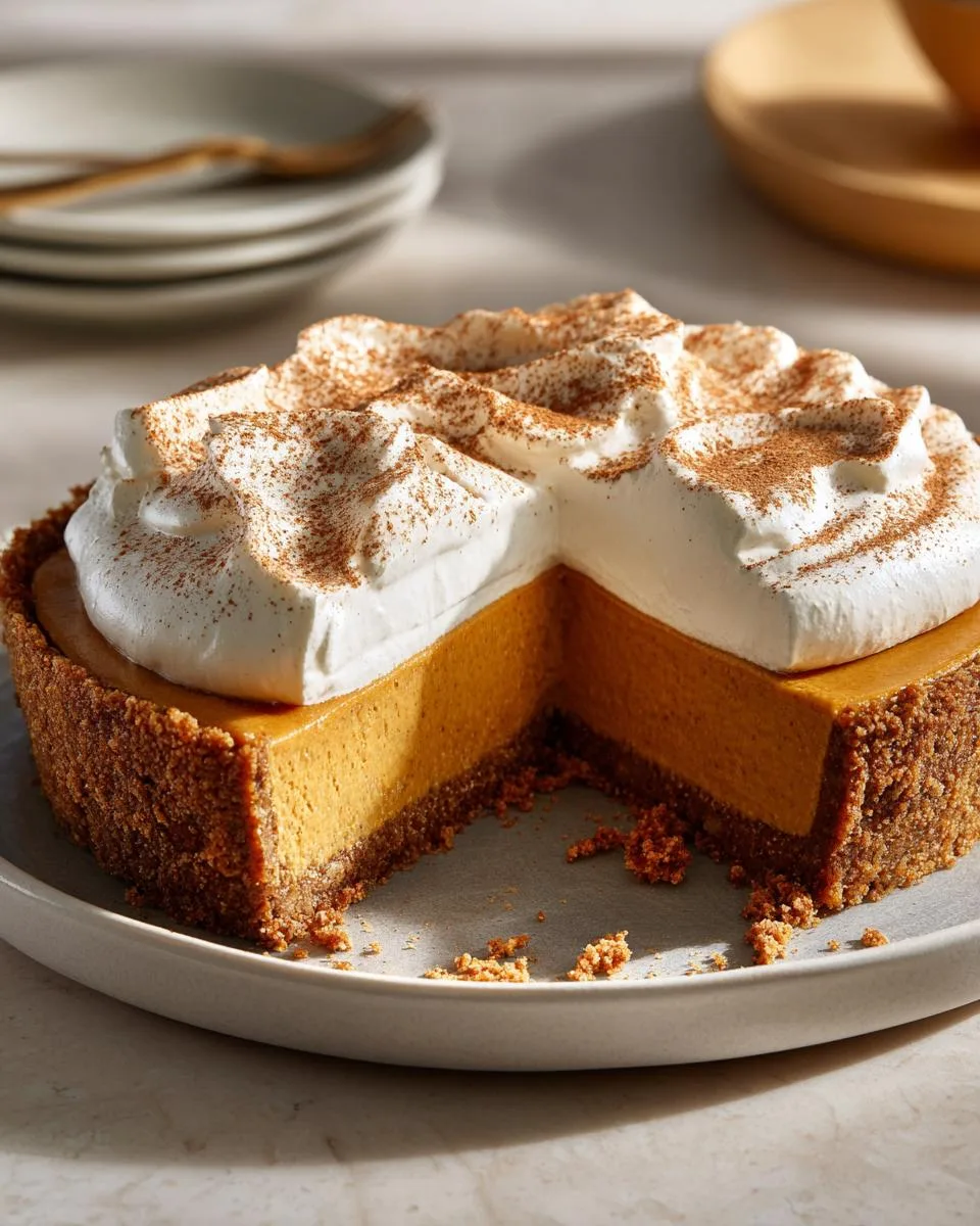 Pumpkin Mousse Pie - detail 1