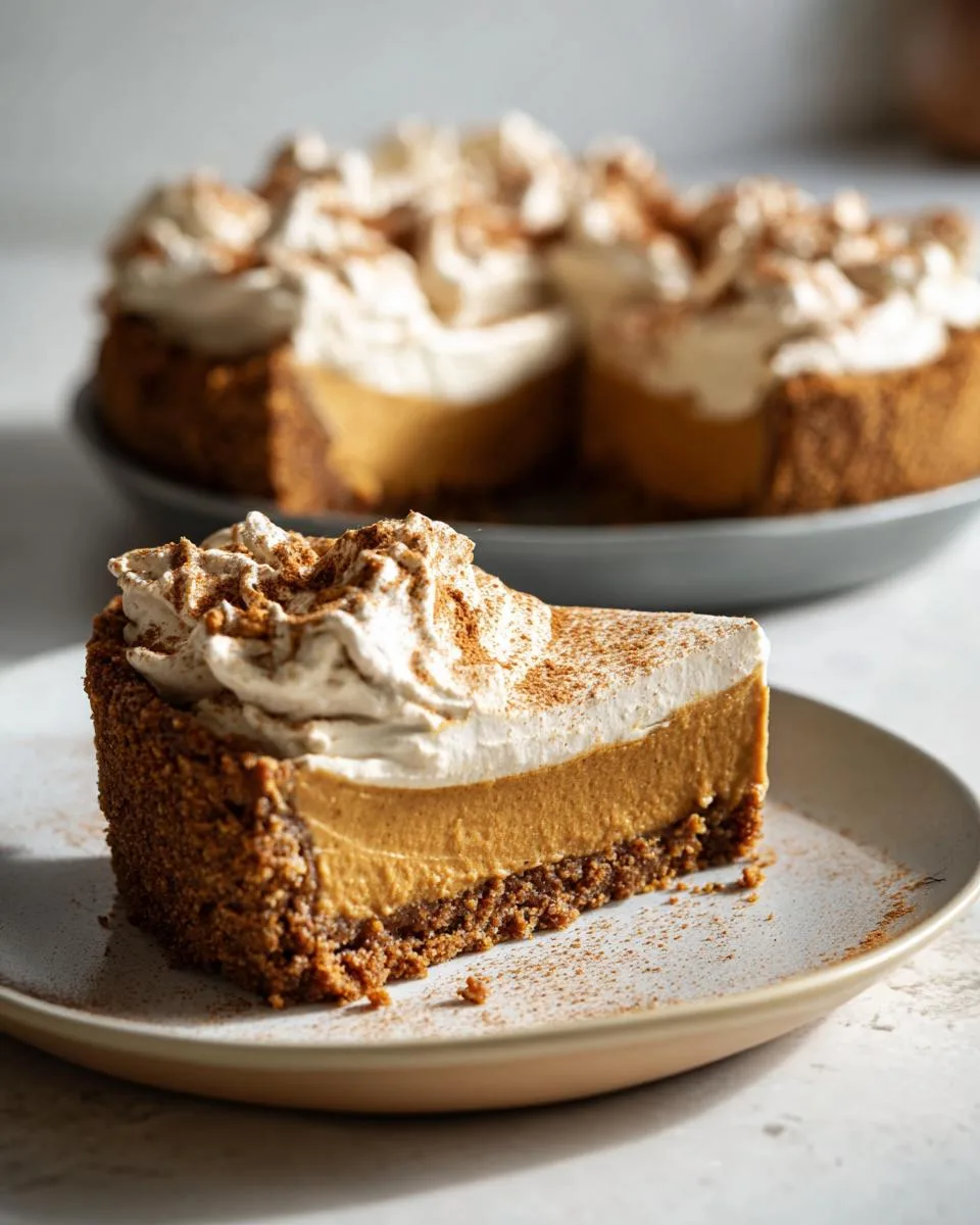 Pumpkin Mousse Pie - detail 2