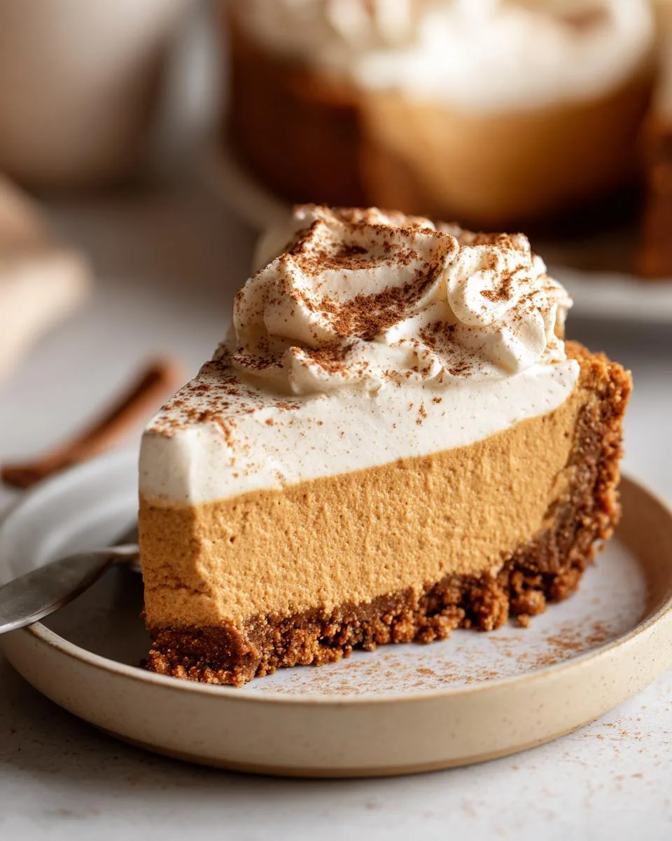Pumpkin Mousse Pie - detail 3