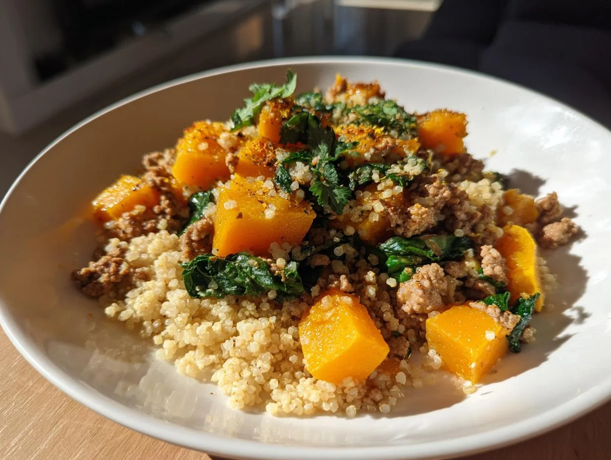Roasted Butternut Squash With Ground Turkey – A 30-Minute Flavor Bomb