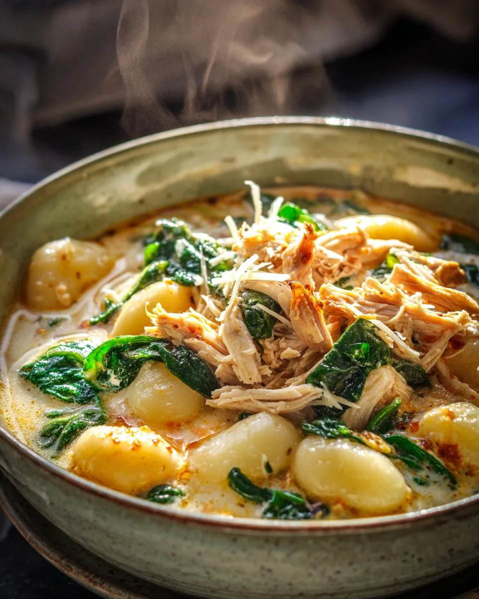 Rotisserie Chicken Gnocchi Soup - detail 2