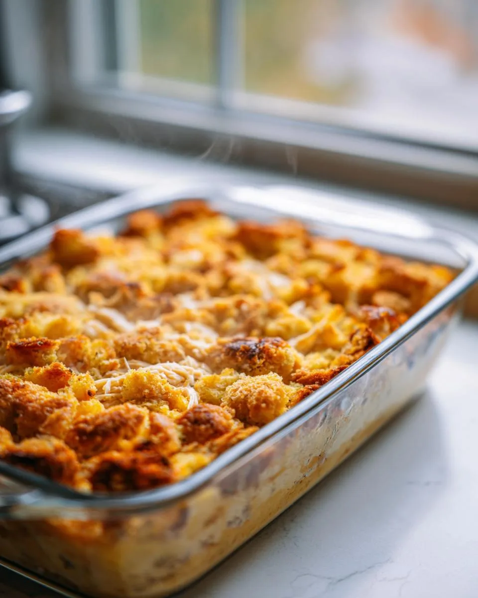 Rotisserie Chicken Stuffing Casserole - detail 4